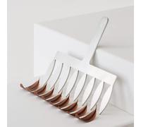 Chef Frank Haasnoot | Leaf Comb Set for Chocolate Decorations | 2pc Stainless Steel | Food Grade Cake Decorating & Baking Tools for Professional and Home Bakers | Frosting Tool | 6 & 8cm