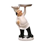 Chef French Chef Figurine Cook Chef Collectible Statues Resin Chef Home Countertop Table Decoration for Country Cottage Decor Resin Chef Figure Figurine Ornament Decoration