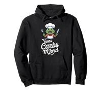 Chef Frog Twas The Carbs M’Lord Meme Design Pullover Hoodie