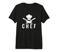 Chef Funny Restaurant Cook Cooking Lover Knife Premium T-Shirt