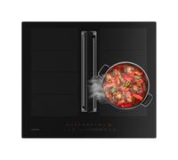 Chef-Fusion Down Air System induction hob + extractor hood 60cm 600 m³/h exhaust air capacity EEC A