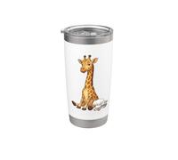 Chef Giraffe Kitchen Theme Stainless Steel Insulated Tumbler