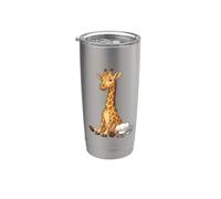 Chef Giraffe Kitchen Theme Stainless Steel Insulated Tumbler