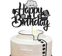 Chef Happy Birthday Cake Topper - Cooking Theme Cake Decoration for Men's and Women's Birthday Party Decorations