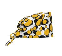 Chef Hat Cell Molecules Working Hat Comfortable Cleaning Working Cap Adjustable Turban Cap For Sport Hiking Housework