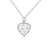 Chef Hat Cooking Tools Pet Ash Necklace Keepsake Memorial Heart Pendant Jewelry