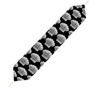 Chef Hat Cute Table Runner with Tassels Soft Plush Table Cloth for Party Home Decoration