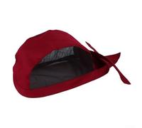 Chef Hat for Men and Women, Adjustable Pirate Skull Design Mesh Cotton Headwear for Kitchen Cooking, Restaurant Catering, Unisex Professional Uniform Accessory(H)