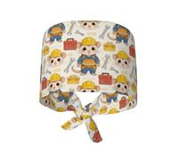 Chef Hat Mouse Turban Cap Adjustable Working Hat Comfortable Sweatband For Cooking Housework Sport