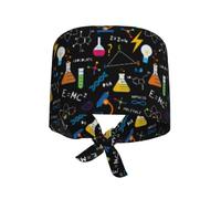 Chef Hat Science Chemistry Biology Physics Pattern Sweatband Unisex Turban Cap Elastic Cleaning Working Cap For Sport Hiking Housework