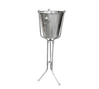Chef-Hub Stainless Steel Wine and Champagne Bucket with Folding Stand