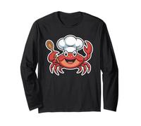 Chef Job Cook Seafood Crab Culinary Humor Kitchen Long Sleeve T-Shirt