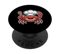 Chef Job Cook Seafood Crab Culinary Humor Kitchen PopSockets Adhesive PopGrip