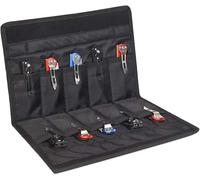 Chef Knife Roll Bag,Knife Display Case for 10 Pocket Knife,Folding Knife Storage Case,Butterfly Knife Organizer,Multi-Function Knives Case for Traveling Camping,Knives Collection Pouch for Outdoor