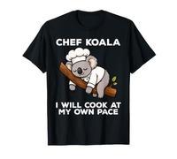 Chef Koala I Will Cook At My Own Pace Funny Koala Bear T-Shirt