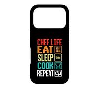 Chef Life Eat Cook Repeat Funny Cooking Chefs Lover Case for iPhone 17 Pro