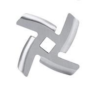 Chef Meat Grinder Blade Stainless Steel Replacement Spare Part for Electric Manual Meat Chopper Crusher Mincer Cutter Kitchen Food Slicer Pack of 2 S