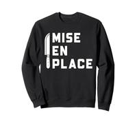 Chef Mise En Place Knife Kitchen Prep Minimal Graphic Sweatshirt