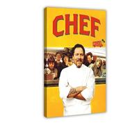 Chef Movie Poster Canvas Poster Wall Art Decor Print Picture Paintings for Living Room Bedroom Decoration 24x36inch(60x90cm)