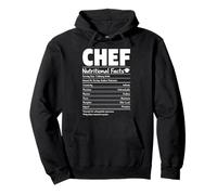 Chef Nutritional Facts Culinary Artist Cooking Passion gifts Pullover Hoodie