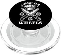Chef on Wheels Bicycle Cycling Bicycles Cooking Culinary PopSockets PopGrip for MagSafe