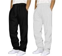 Chef Pants Mens Cord Joggers Work Trousers Fleece Lined Gym Trousers Heavy Weight Track Suit Open Leg Cargo Joggers