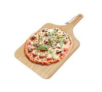 Chef Pomodoro 2-in-1 Bamboo Pizza Peel - Cutting & Serving Board, 12-inch (30 cm) Pizza Paddle Nestles with Dough Boxes, Perfect Dough Box Transition & Space-Saving Design for Pizza Prep & Serving