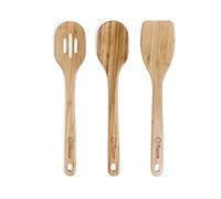 Chef Pomodoro Bamboo Cooking Utensils, 3-Piece Set, 12.5-in