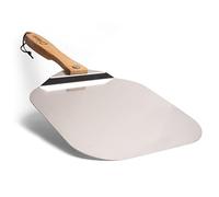 TopGourmet Pizza Peel Series Pizza Serving Board, Compressed Wood Composite, 52.5 x 35 x 0.49 cm, Natural