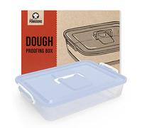 Chef Pomodoro Pizza Proofing Box with Carry Handle, Fits 4-6 Dough Balls, Blue