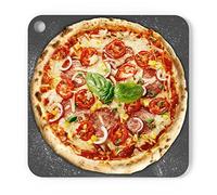 Chef Pomodoro Pizza Steel for Oven & Grill, 33.6x33.6cm, 6mm, Lifting Holes
