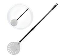 Chef Pomodoro Pizza Turning Peel 9-Inch (23 cm) with Detachable Aluminum Handle for Easy Storage, 47-Inch (119 cm) Long Pizza Peel for Baking Homemade Pizza and Bread
