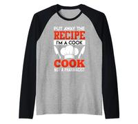 Chef Put Away The Recipe I'm A Cook Funny Chefs Odd Cooking Raglan Baseball Tee