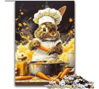 Chef Rabbit Adult Jigsaw Puzzles 2000, Suitable for Ages 14 And Up Wall Decoration Christmas Birthday Gift (70x100cm)