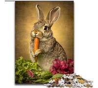 Chef Rabbit JigsawPuzzle 1000 Pieces for Teenagers, Pattern Assembly Fun at Home Activities, Birthday Present,Travel Gifts (50x75cm)