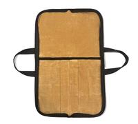 Chef Roll Bag | Chef Knífe Case | Carrying Case | Kitchen Utensil Pockets | Waxed Canvas Storage Bag for Cul Enthusiasts, Khaki, Consulte la descripción, See description