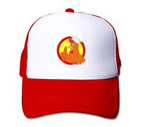 Chef Rooster Youth Mesh Baseball Cap Summer Adjustable Trucker Hat