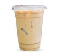 CHEF ROYALE 100x16oz Clear PET Cups with Flat Lids - Takeaways Great for Smoothies, Milkshakes, Cold Drinks and Slush Puppies - Perfect for Parties, Picnics and More (100, 16oz)
