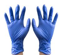 CHEF ROYALE Pack of 1000 New Blue Vinyl Gloves - latex free gloves Surgicals Powder Free Medical Vinyl Gloves Multi Use Food Prep Gloves - Bulk Quantity Available (1000, Small)