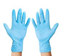 CHEF ROYALE Pack of 1000 Small Disposable Blue Nitrile Gloves - Latex Free Surgicals Powder Free Medical Nitrile Gloves - Multi Use Extra Strong Food Prep Gloves