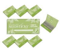 Chef’s Kitchen Seedsticks Gift Pack - 6 Aromatic Herb Varieties - Rosemary, Parsley, Rocket, Thyme, Basil & Dill - Biodegradable, Made in Britain - SowEasy