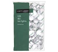 Chef’s Larder Tea Lights 4 Hour Burn Time, Pack of 125, Catering & Hospitality Use