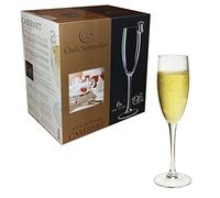 Chef & Sommelier Cabernet Line Pack of 6 Champagne Flutes - 16 cl, for Prosecco, Spumante, Champagne