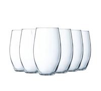 Chef & Sommelier - Cheer Up Collection - 6 high Crystal Glasses 37cl - Modern and Contemporary - Made in France