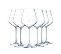 Chef&Sommelier - Distinction Collection - 6 Wine Glasses 28cl - Made in France - Sturdy Packaging