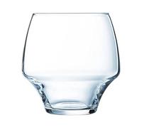 Chef & Sommelier UI033 Kwarx Low glass, transparent, narrow base and wide mouth, 38 cl, Pack of 6
