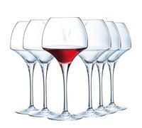 Chef & Sommelier - Open Up Collection - 6 Crystal Wine Glasses 47cl - Soft - Modern and Elegant - Made in France - Reinforced Packaging - Transparent