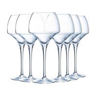 Chef & Sommelier Wine Glass Open Up 55 cl Set of 6 | Krysta Crystalline Ultra-Resistant Stemmed Glass for Tasting, Dishwasher Safe, Made in France