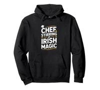 Chef Stirring Up Irish Magic St Patricks Day Pullover Hoodie