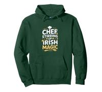 Chef Stirring Up Irish Magic St Patricks Day Pullover Hoodie